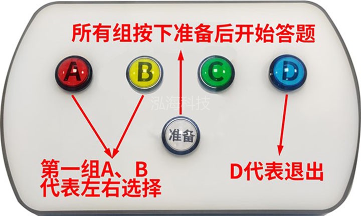 消防知识抢答系统消防知识物理抢答台