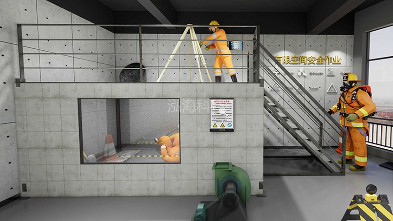 有限空间安全实训体验系统真实场景搭建+培训系统