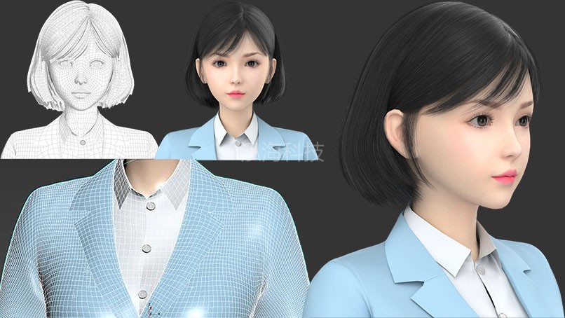 安全教育AI数字人定义数字人形象